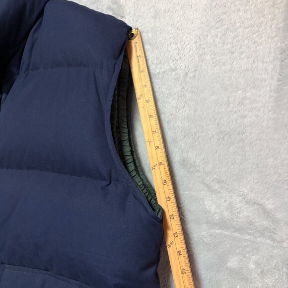 VTG Eddie Bauer Jacket Mens XXL Tall Goose Down Puffer Vest Full Zip 80'S - Picture 10 of 10